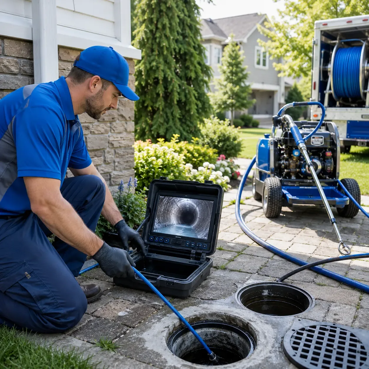 Outdoor drain cleaning professionals serving Ingalls, MI